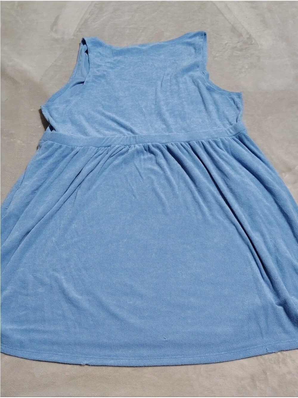 torrid Light Blue V-Neck Sleeveless Swim Coverup